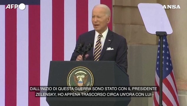 Ucraina, Biden: Nessun cedimento nel sostegno a Kiev