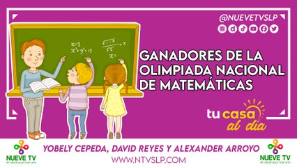 Ganadores de la Olimpiada Nacional de Matemáticas