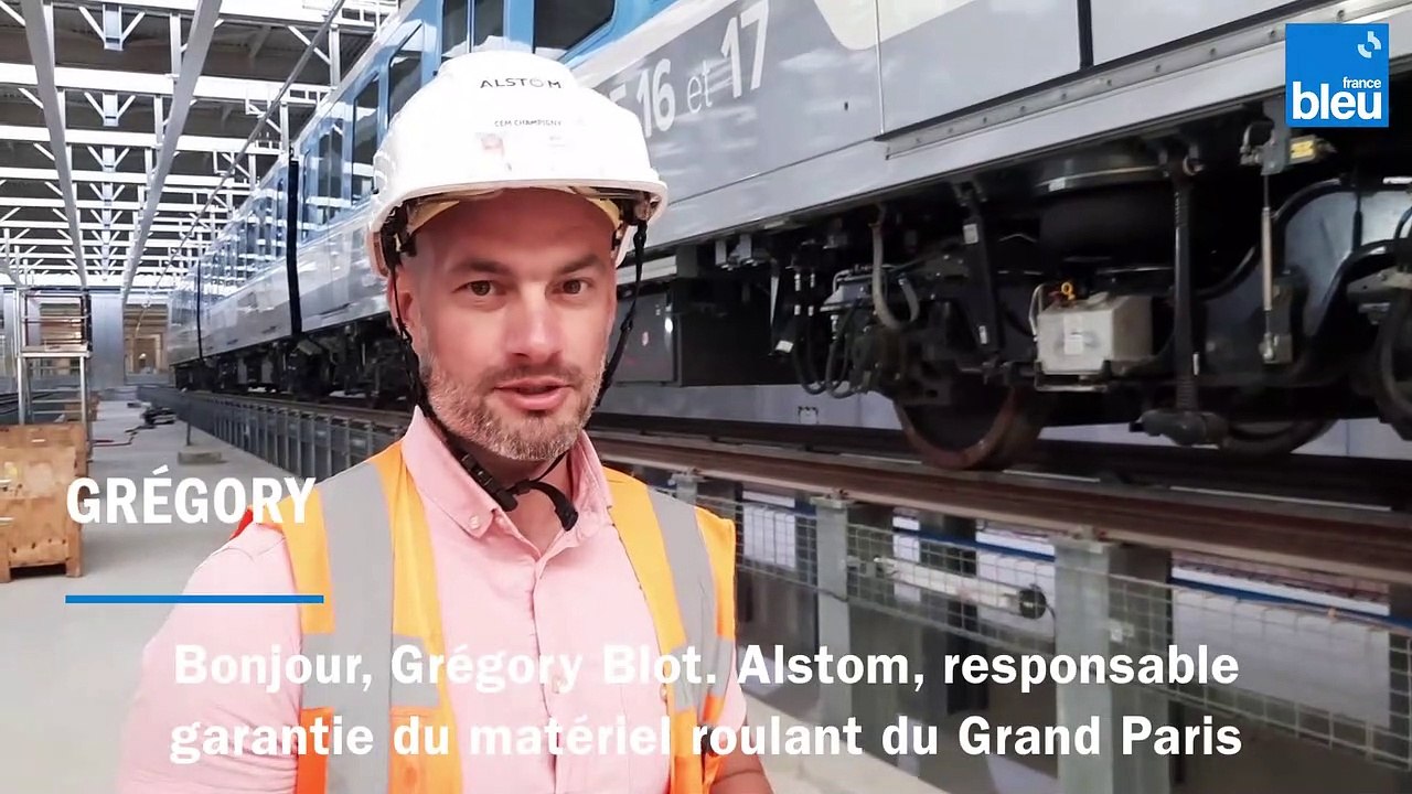 Le premier métro de la future ligne 15 est arri...