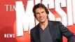 Tom Cruise Talks Stunts at the Premiere of the New 'Mission Impossible' Film