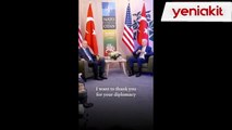 ABD Başkanı Biden'dan videolu Erdoğan mesajı: Cesaretiniz...