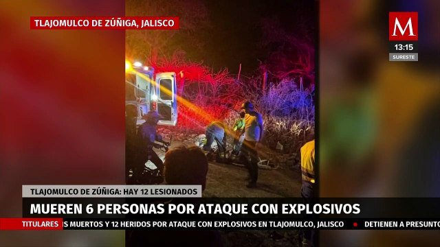 Ambulancias tardaron dos horas en llegar tras ataque con explosivos a policías en Tlajomulco