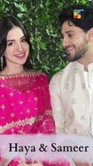 Haya & Sameer!  Prepare To Be Captivated Once Again #shorts #adnanrazamir #aenakhan #fairytale
