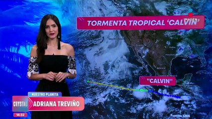 Se forma la tormenta tropical "Calvin"; se ubica al sur suroeste de BCS