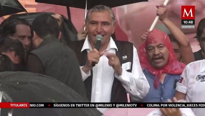 "Soy Tláloc": Adán Augusto cancela asamblea en CdMx por fuertes lluvias