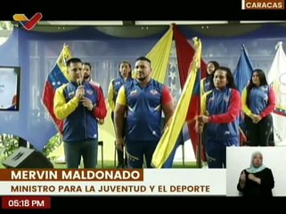 Fueron abanderados atletas venezolanos que asistirán a los V Juegos Suramericanos de Playa Santa Marta 2023