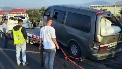 Accident de minibus à Turgutlu : 7 blessés
