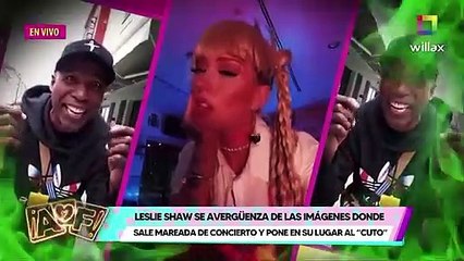 Leslie Shaw responde a comentarios de Cuto sobre su apariencia sin maquillaje