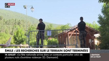 Download Video: Disparition d'Emile : Les recherches sont terminées sur le terrain mais l'enquête se poursuit