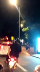 Incêndio atinge barraca na orla de Ponta Verde