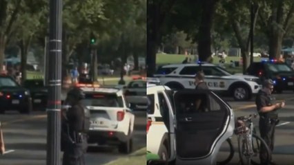 Conductor se le fugó a la Policía Secreta de EE. UU. y atropelló a varias personas en el National Mall de Washington D.C.