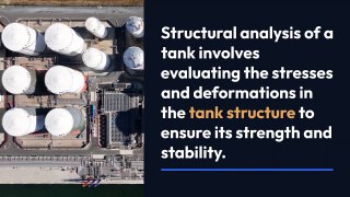 Structural analysis of a tank