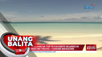 Boracay, kabilang sa Top 10 Favorite Islands in the World 2023 ng Travel + Leisure Magazine | UB