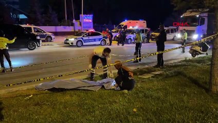 Kütahya'da İranlı genç otomobilin çarpması sonucu hayatını kaybetti