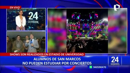 UNMSM: alumnos denuncian que ruidos de conciertos impiden desarrollo de clases