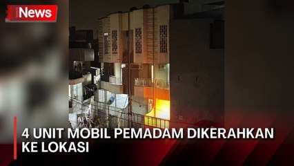 Rumah Berlantai 3 dan 2 Unit Motor Terbakar Hebat di Penjaringan