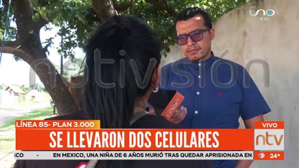 5 delincuentes asaltaron en un micro y agredieron a los pasajeros