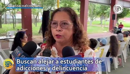 Buscan alejar a estudiantes de Coatzacoalcos de adicciones y delincuencia