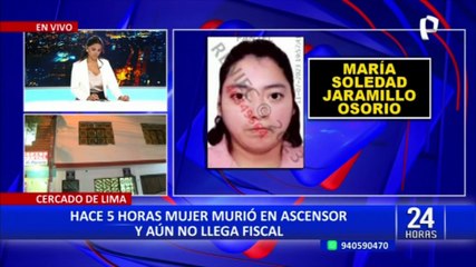 Cercado de Lima: mujer muere al quedar atrapada dentro de ascensor