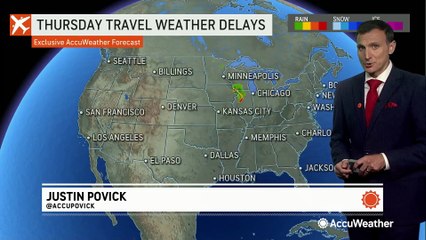 Your Thursday travel forecast across the US