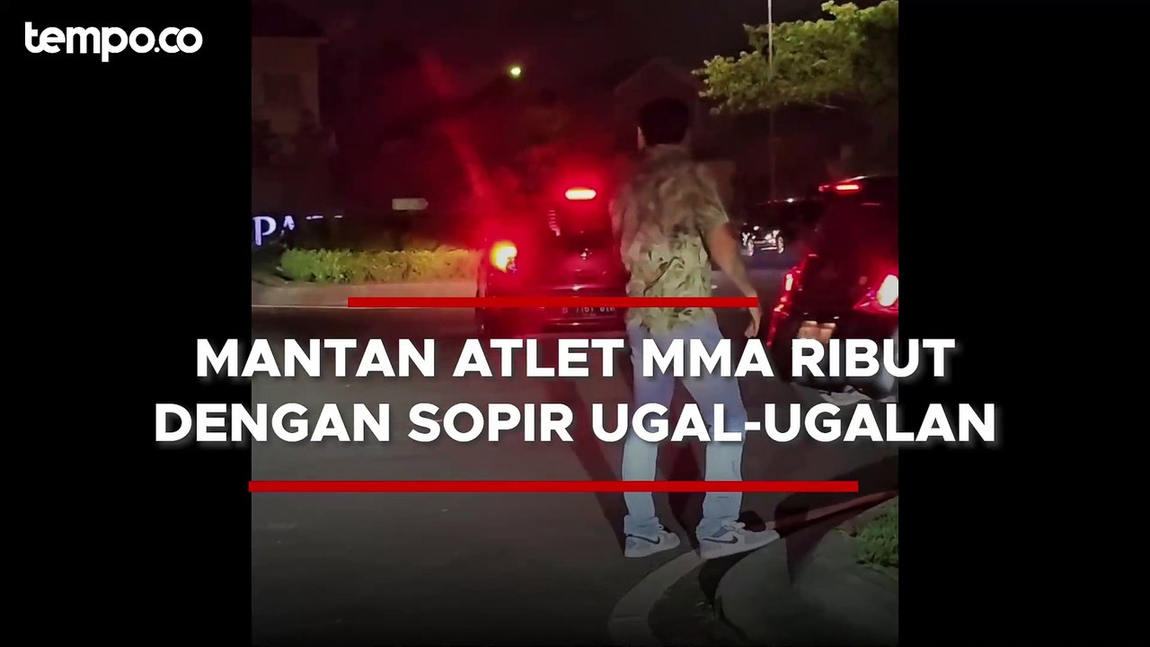 Video Viral Mantan Atlet MMA Rudy Golden Lawan Sopir Mobil yang Ugal-ugalan