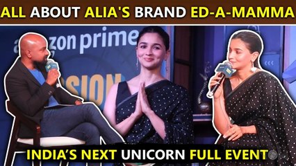 Alia Bhatt Reveals All About Ed-a-Mamma At Launch Of India’s Next Unicorn For Prime Video