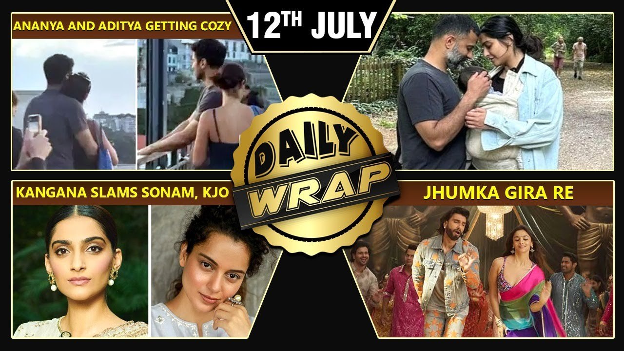 Ananya- Aditya's LEAKED Cosy Pics, Kangana SLAMS Sonam & Bolly Mafia, What Jhumka Song |Top 10 News