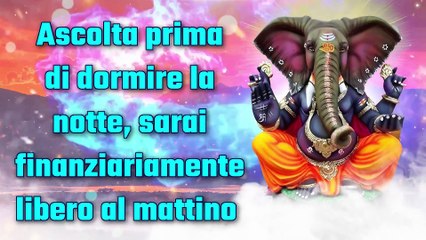 Ascolta prima di dormire la notte, sarai finanziariamente libero al mattino