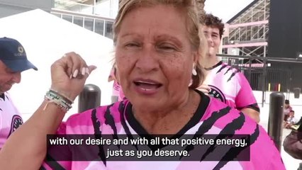 Lionel Messi fans await his Inter Miami arrival