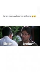 When your parents are not at home