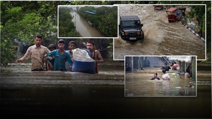 ఉగ్రరూపం దాల్చి రికార్డు స్థాయిలో ప్రవహిస్తున్న Yamuna River | Telugu OneIndia