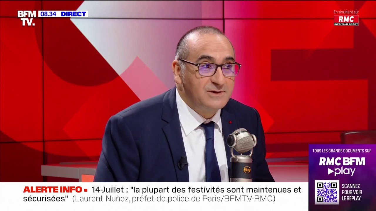 Laurent Nuñez sur le 14-Juillet: "Les festivités, dans leur grande majorité, sont maintenues"