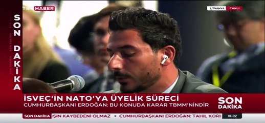 Gazetecinin sorusu Erdoğan'ın hoşuna gitti: Ağzın bal yesin