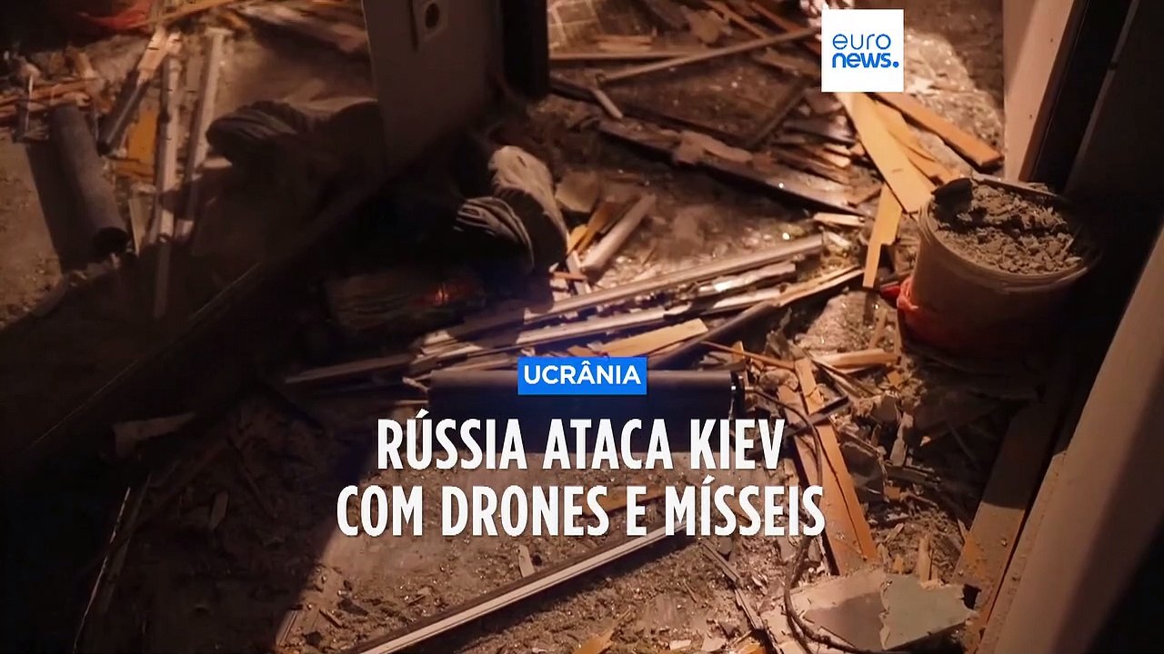 Ucrânia trava ataque russo a Kiev com 20 drones iranianos e dois mísseis "Kalibr"