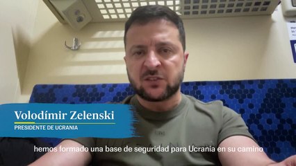 Zelenski: "Hemos sentado las bases de la seguridad en nuestro camino hacia la OTAN"