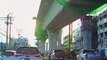 اللحظة المرعبة لانهيار جسر قيد الإنشاء على قائدي المركبات في بانكوك