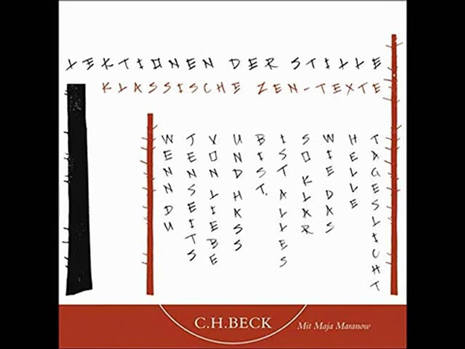 Lektionen der stille - klassische zen texte ( hörbuch )