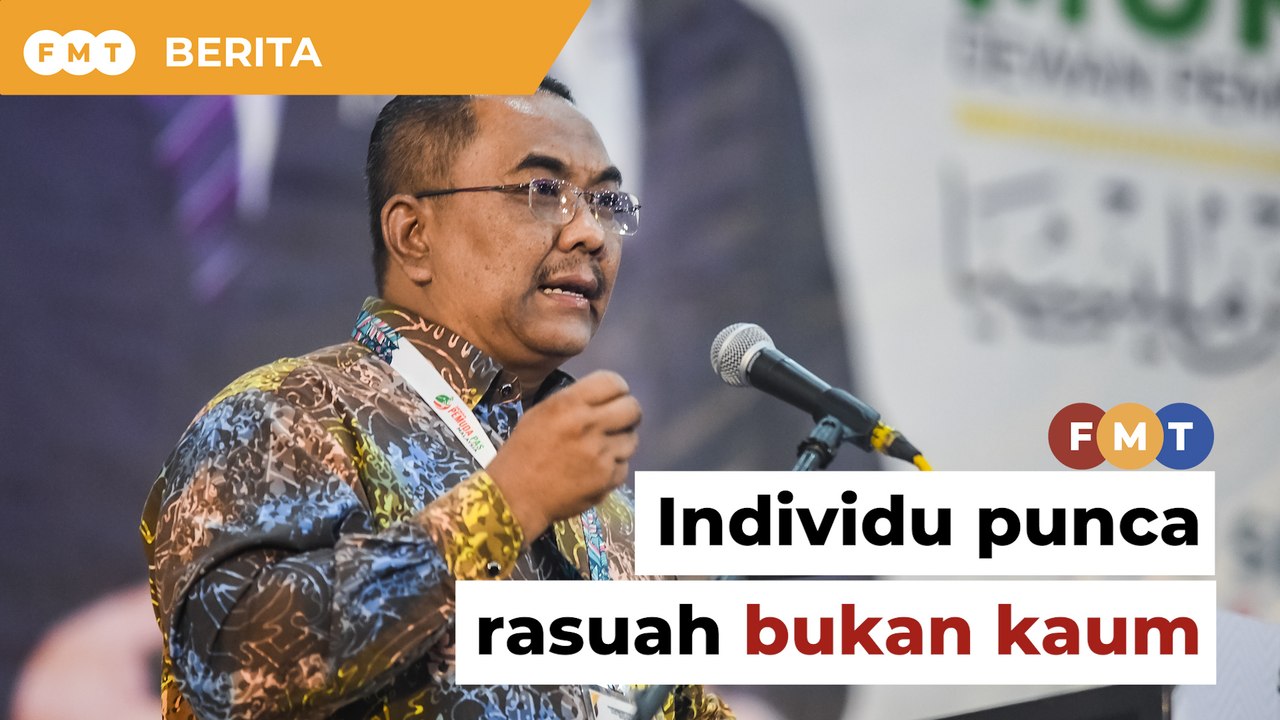 Individu punca rasuah bukan kaum, pemimpin kerajaan bidas Sanusi