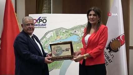 Başkan Mahçiçek, 'Her yıl bir milyon insan şehrimizi ziyaret edecek' KKTC ve Gürcistan'dan Kahramanmaraş'a EXPO 2023 ziyareti