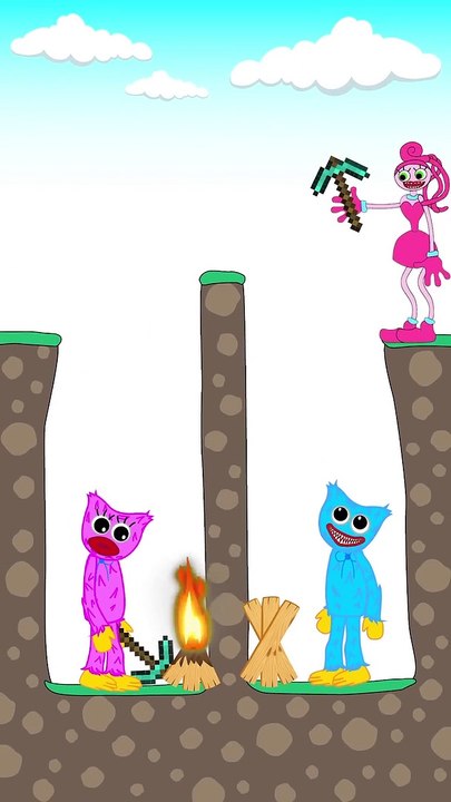 TOP 3 Sad and Funny Animated Cartoons about Huggy Wuggy and Kissy Missy