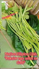 Native Filipino Dish PAKSIW NA GABI