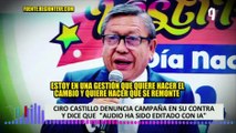 Ciro Castillo afirma que audios en su contra fueron manipulados con inteligencia artificial