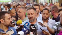 Rueda de prensa de Santiago Abascal en Zaragoza
