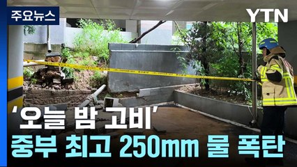 수도권 호우특보 '오늘 밤 고비'...이 시각 성남 탄천 / YTN