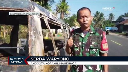Diduga Korsleting Mesin, Mobil Ludes Terbakar