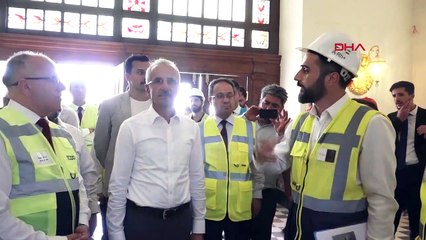 BAKAN URALOĞLU: GAR VE ARAZİSİNDEKİ ÇALIŞMALAR 2024'TE TAMAMLANACAK