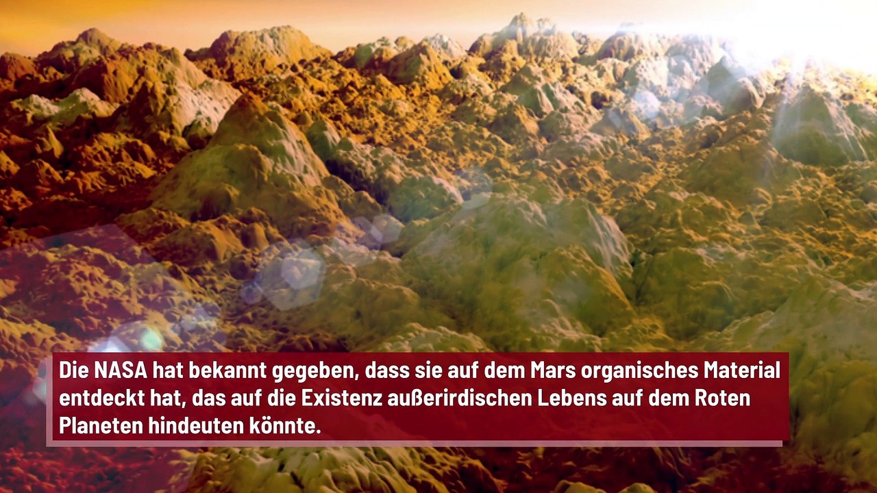 NASA entdeckt 'mögliches Zeichen von Leben' auf dem Mars