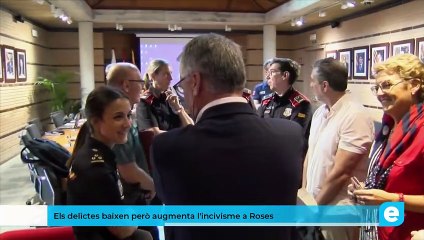 Els delictes baixen però augmenta l'incivisme a Roses