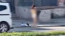 Sultangazi'de 'Yol kenarında soyunan kadın kazaya neden oldu' iddiası