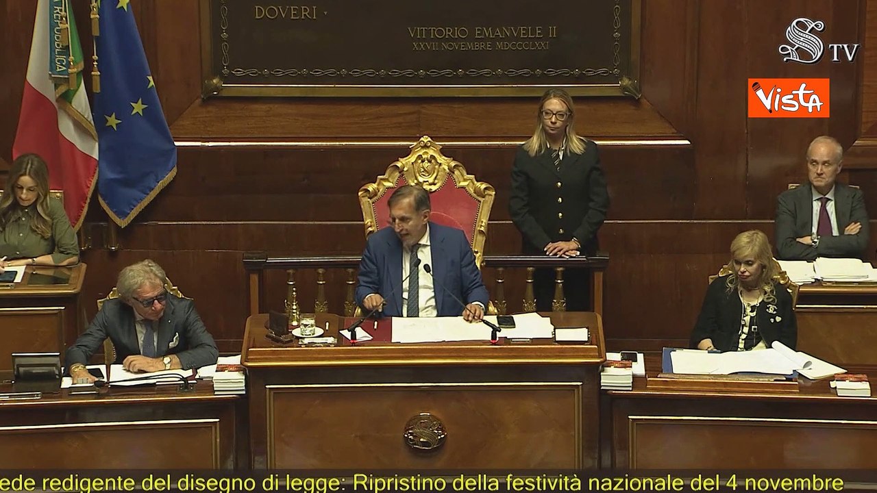 4 novembre, via libera al Senato per ripristino festa. Soddisfazione di La Russa che cita Ungaretti